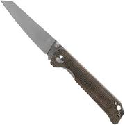 Kizer Begleiter Mini, Micarta, N690, V3458RN1 coltello da tasca, Azo design