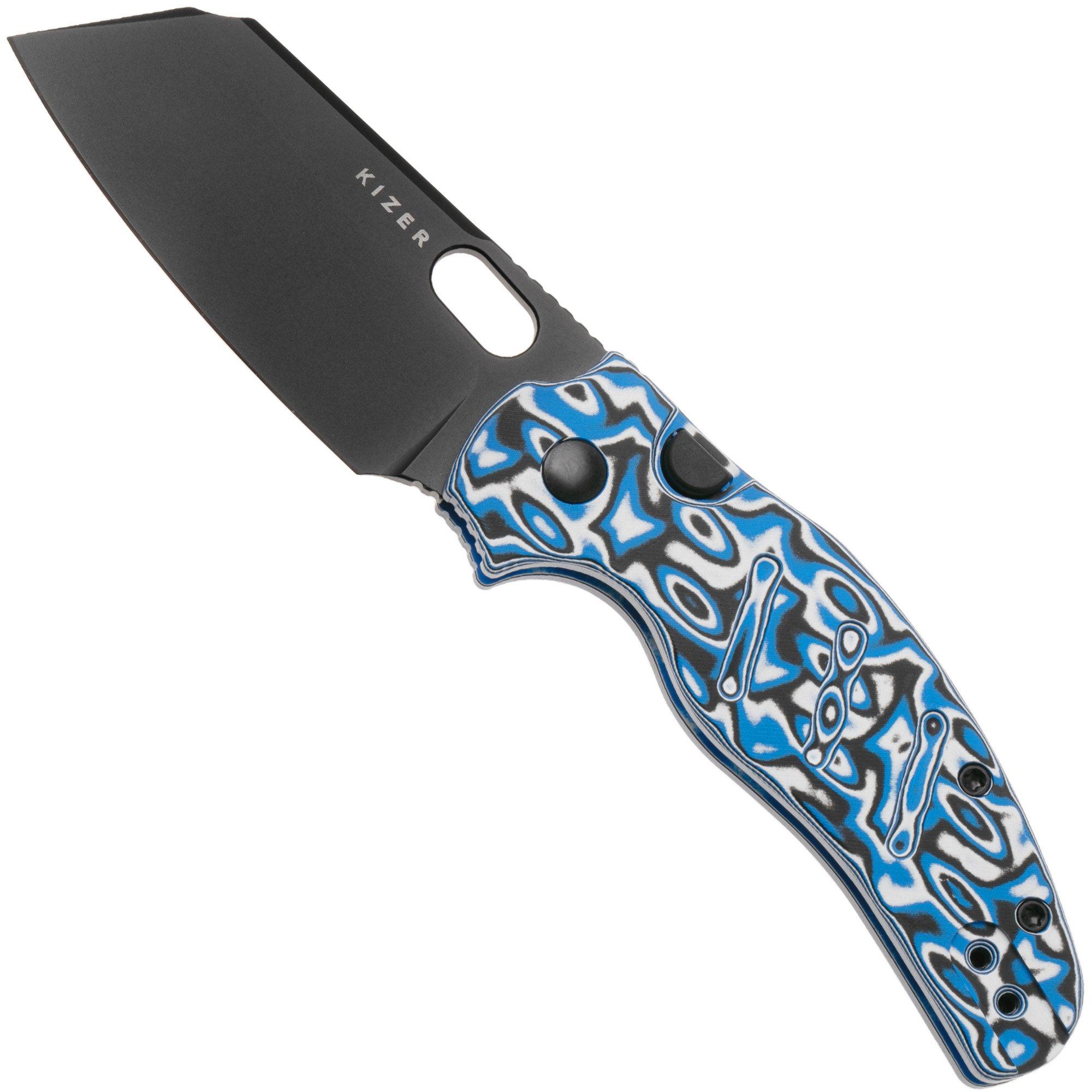 Kizer Vanguard C01C 2.9 BS V3488.29BSA1 PVD Nitro-V, Vortex Micarta, pocket knife, Chris Conaway design