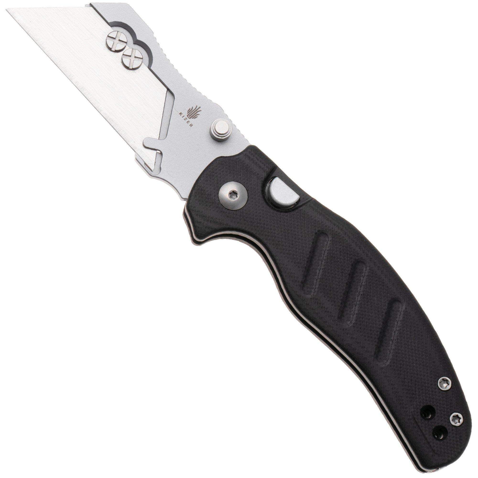 Kizer Vanguard C01C UTI 1 V3488.29JSA3 Black G10, zakmes