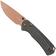 Image pour Kizer Vanguard Task 1 BD V3490.2BA2 Sunset PVD Nitro-V, Gray Norplex UltreX Micarta, couteau de poche, Ulrich Hennecke design