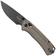 Afbeelding voor Kizer Vanguard Task 1 CD V3490.2CA1 Blackwashed Nitro-V, OD Green Norplex UltreX Micarta, zakmes, Ulrich Hennecke design