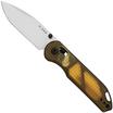 Afbeelding voor Kizer Vanguard Assassin V3549A1 Satin Nitro-V, Yellow Ultem, zakmes, Azo design