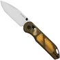 Afbeelding voor Kizer Vanguard Assassin V3549A1 Satin Nitro-V, Yellow Ultem, zakmes, Azo design