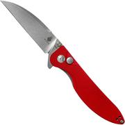  Kizer Vanguard Swaggs Swayback V3566N3 Red G10 couteau de poche