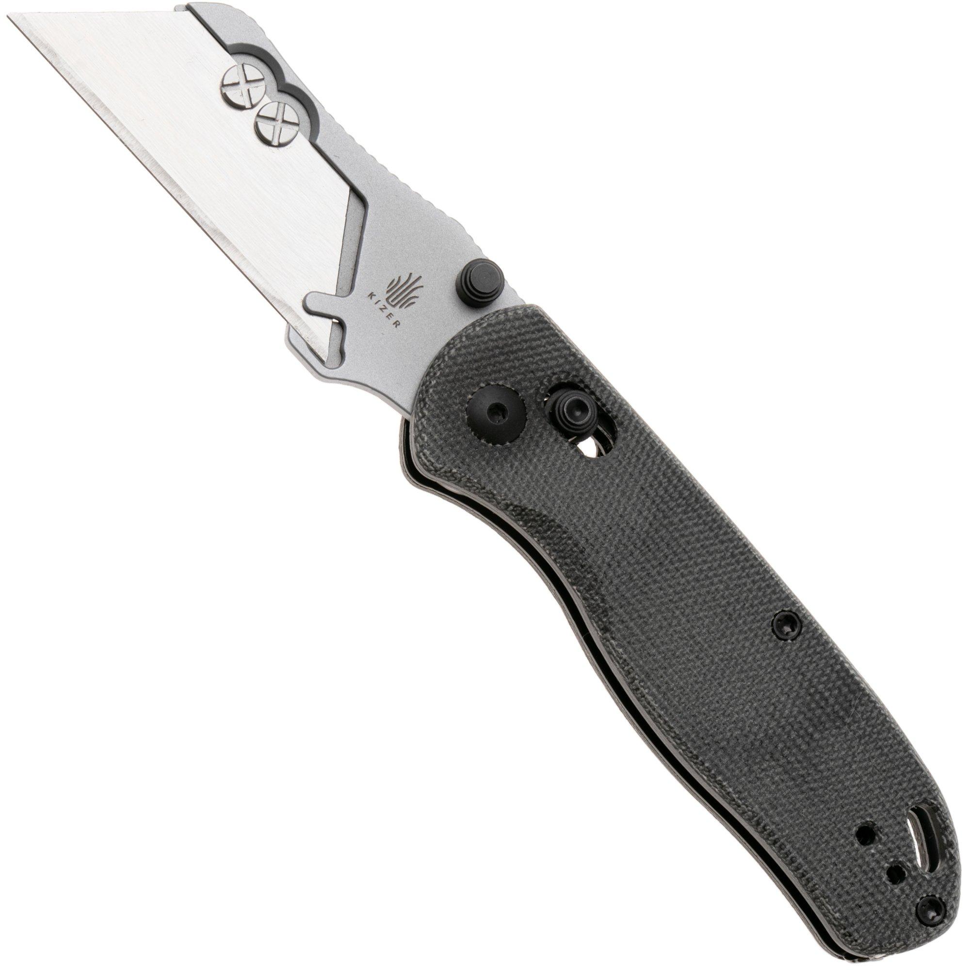 Nóż składany Kizer Drop Bear Utility V3619JA3 Black Micarta