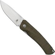 Kizer Agressor V3629C1 Brown Micarta, Stonewashed, pocket knife
