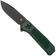 Bild für Kizer Brat V3630C2, Black 154CM, Green G10 Taschenmesser, Azo Design