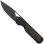 Afbeelding voor Kizer Vanguard Militaw V3634A1 Liner Lock, Black Nitro-V, Black G10, Burlap Micarta Inlay, zakmes, Jonathan Styles design