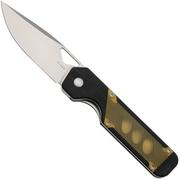 Kizer Vanguard Militaw V3634C1 Liner Lock, Satin 154CM, Black and Red G10, PEI Ultem Inlay, couteau de poche, Jonathan Styles design