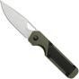 Afbeelding voor Kizer Vanguard Mini Militaw V3634SA6 Liner Lock, Satin Nitro-V, Green G10, Black G10 Inlay, zakmes, Jonathan Styles design