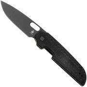 Kizer Vanguard Varatas V3637A1 Black Nitro V, G10 Carbon Fiber, zakmes, Jacob Lundquist design