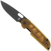 Kizer Vanguard Varatas V3637C1 Black 154CM, PEI Ultem, pocket knife, Jacob Lundequist design