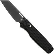 Kizer Vanguard Task V3641C2 Black 154CM, Black G10, couteau de poche, Nick Consoli design