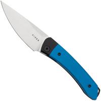 Afbeelding voor Kizer Vanguard Mini Momo V3663C1 Satin 154CM, Blue Aluminium, zakmes, Vladimir Legachev design