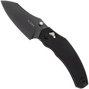 Kizer Vanguard Bulldog V3672A1 PVD Nitro-V, Black Aluminium couteau de poche, O.SHO design