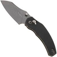 Afbeelding voor Kizer Vanguard Mini Bulldog V3672SA2 Gray PVD Stonewashed Nitro-V, Gray Micarta, zakmes, O.SHO design