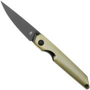 Kizer Shot V3677C2, Black 154CM, Bronze Aluminium pocket knife, Evgeniy Bulichev design