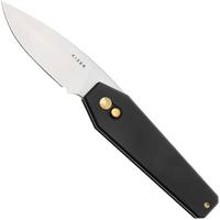 Afbeelding voor Kizer Tomb V3692A2, Satin Nitro-V, Black Aluminum zakmes, Bradley Diaz design