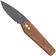 Image for Kizer Tomb V3692A4, Black Nitro-V, Mkuruti Wood pocket knife, Bradley Diaz design