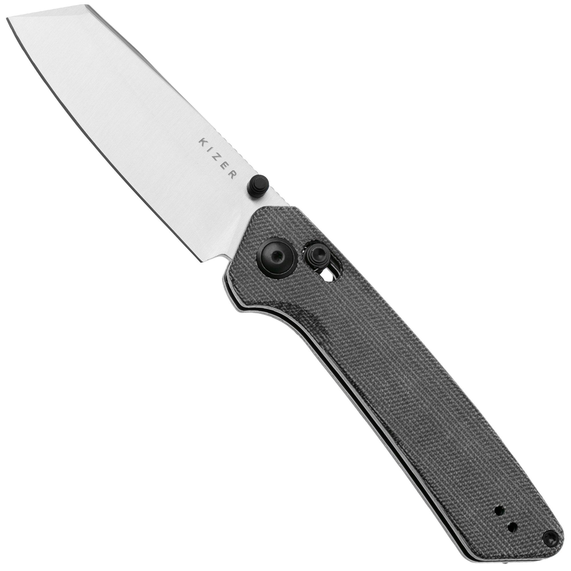 Kizer Madrac V3693A3 Satin Nitro-V, Norplex UltreX Micarta, navaja, diseño de Matteo Pignatelli