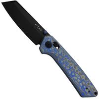 Bild für Kizer Madrac V3693A4 Blackwashed Nitro-V, Vortex Micarta, Taschenmesser, Matteo Pignatelli Design