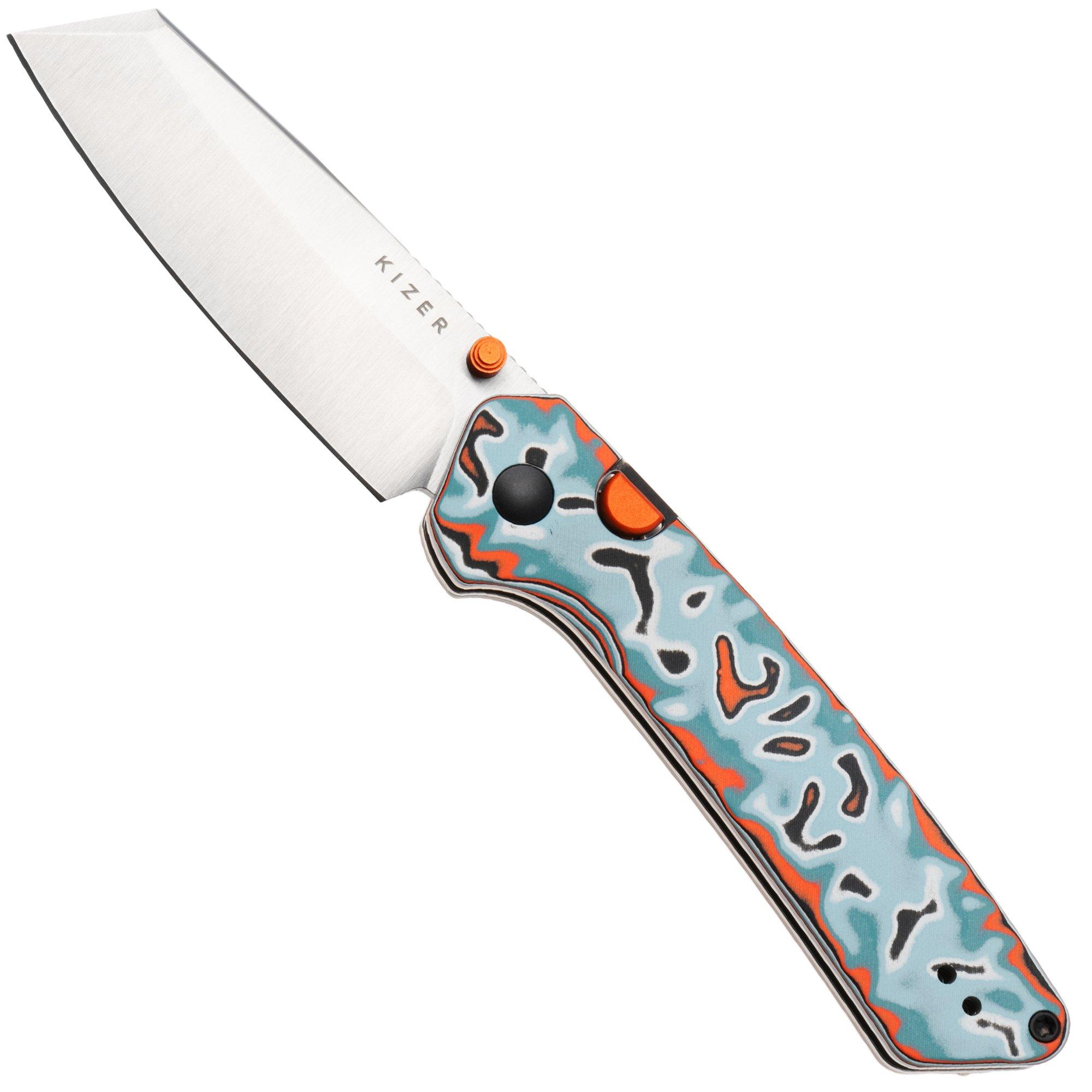Kizer Vanguard Madrac V3693BSA2 Satin 14C28N, Vortex Micarta, navalha