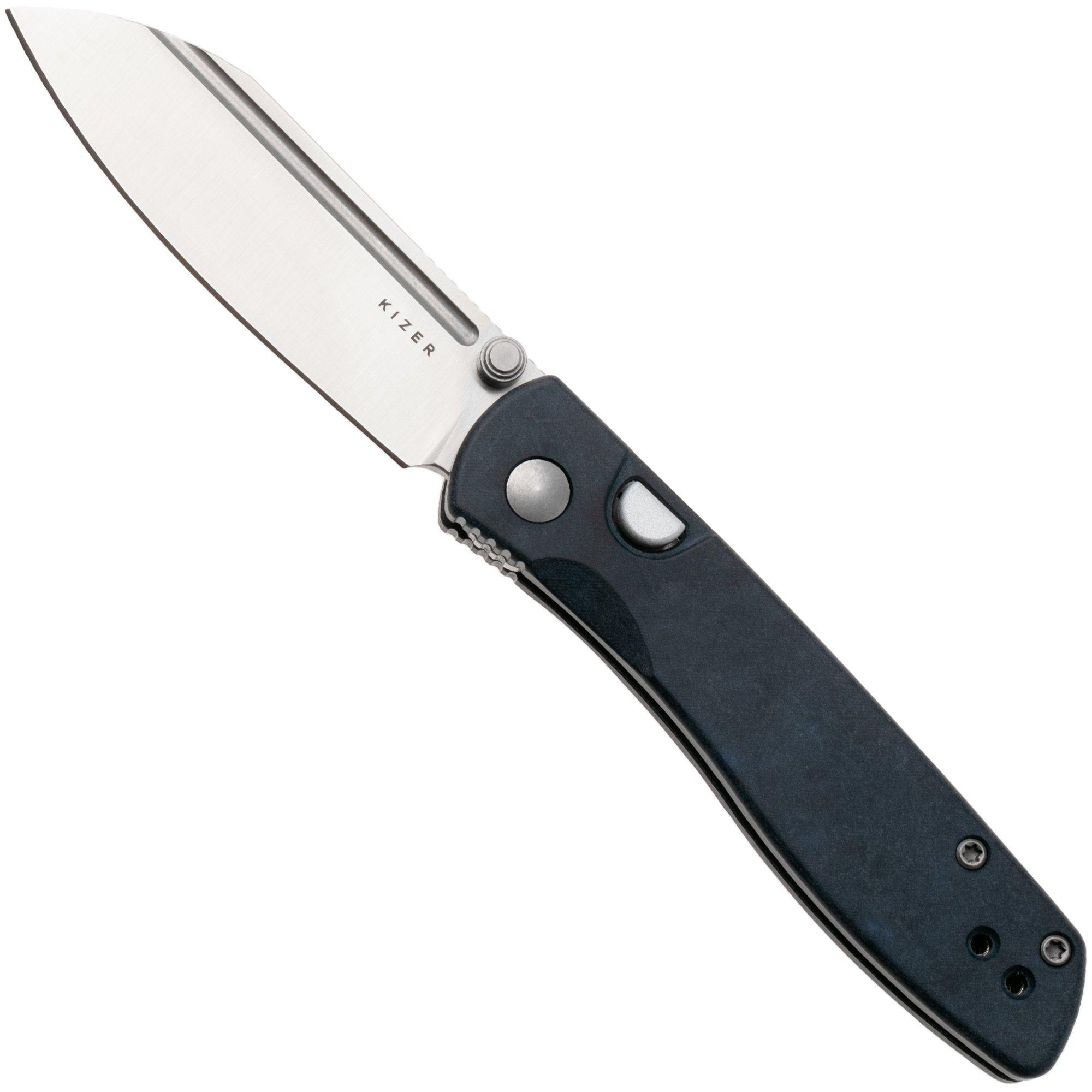 Kizer Vanguard Renissance V3698A3 Satin N690, Blue Richlite, navalha