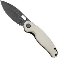 Afbeelding voor Kizer Vanguard Seagull V3770A3 Blackwashed 14C28N, Champagne Aluminium, zakmes
