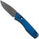 Afbeelding voor Kizer Vanguard Aegis V3774A3 Matte DLC AEB-L, Blue Aluminium, zakmes, Azo design