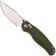 Afbeelding voor Kizer Vanguard Phoca CC V3780A1 Satin AEB-L, Green Micarta, zakmes
