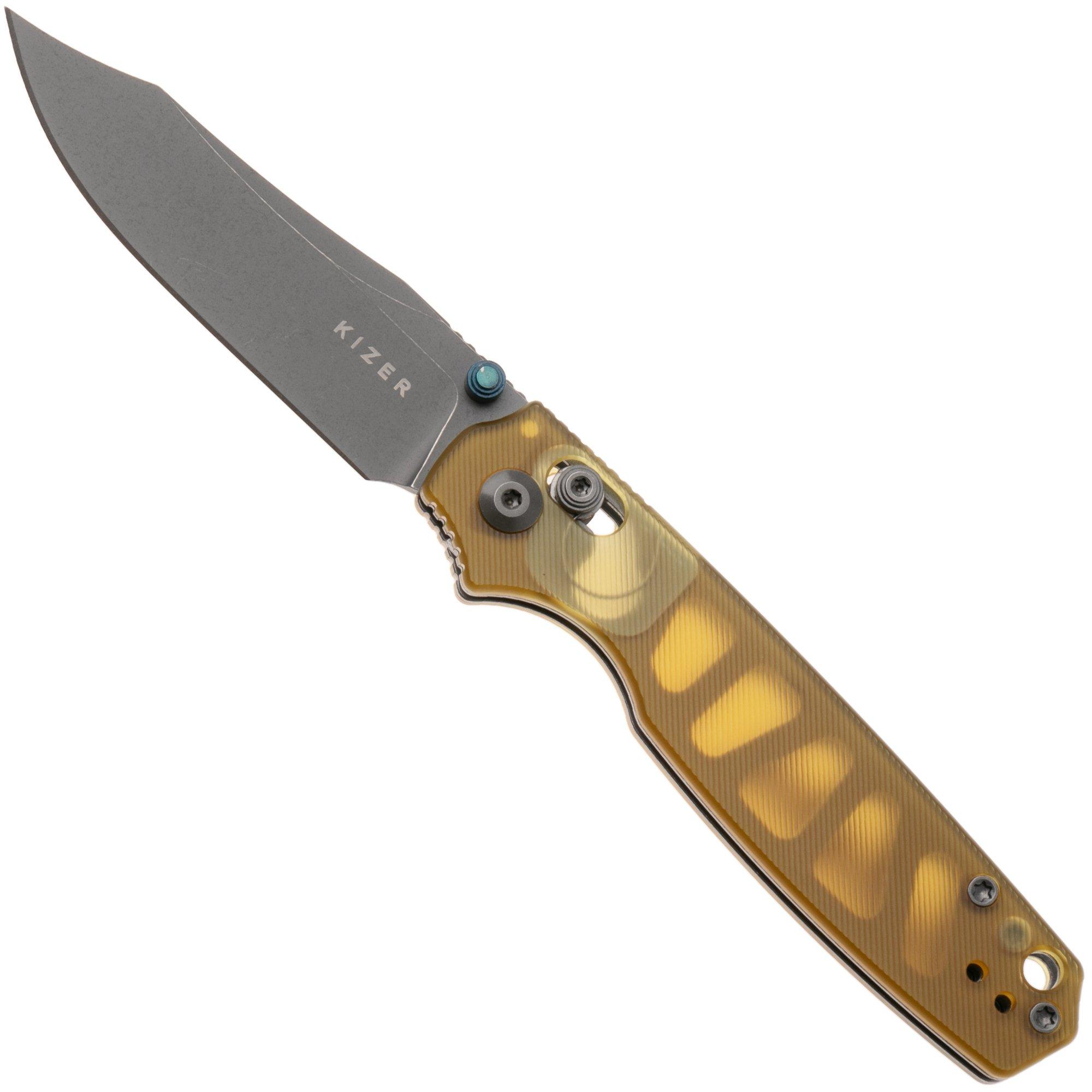 Kizer Pokiman CC V3789A3 Gray Stonewashed AEB-L, PEI, navaja