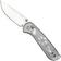 Image for Kizer Vanguard Buddy II V3790A2 Satin AEB-L, Clear Acrylic, pocket knife, Maksim Epifantsev design