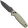 Image for Kizer Khamsin KZV3791A1, PVD Graywashed Nitro-V, Bronze Aluminum pocket knife, Maksim Epifantsev design