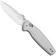 Image for Kizer Khamsin V3791A3, Satin Nitro-V, Light Gray Aluminum pocket knife, Maksim Epifantsev design