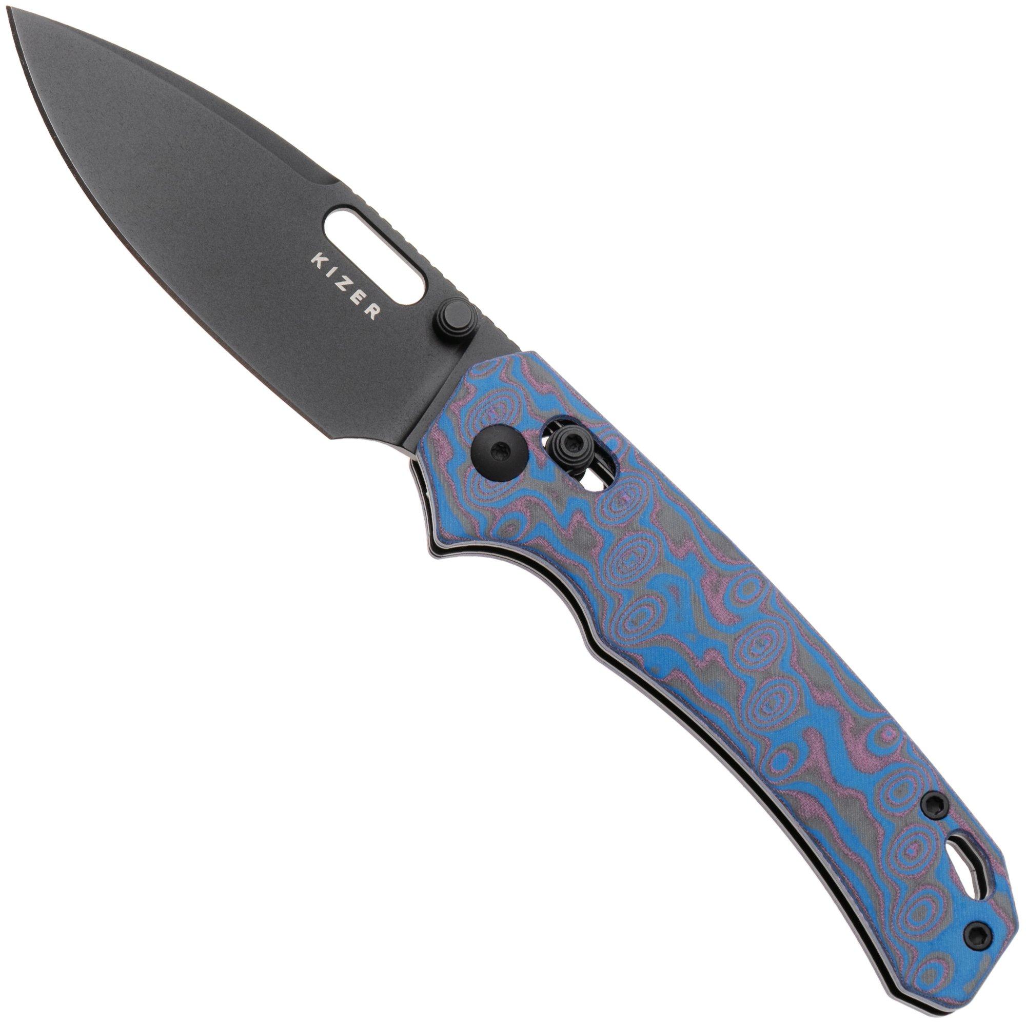 Nóż składany Kizer Vanguard Outposter V3802CDA2 PVD Nitro-V, Vortex Micarta