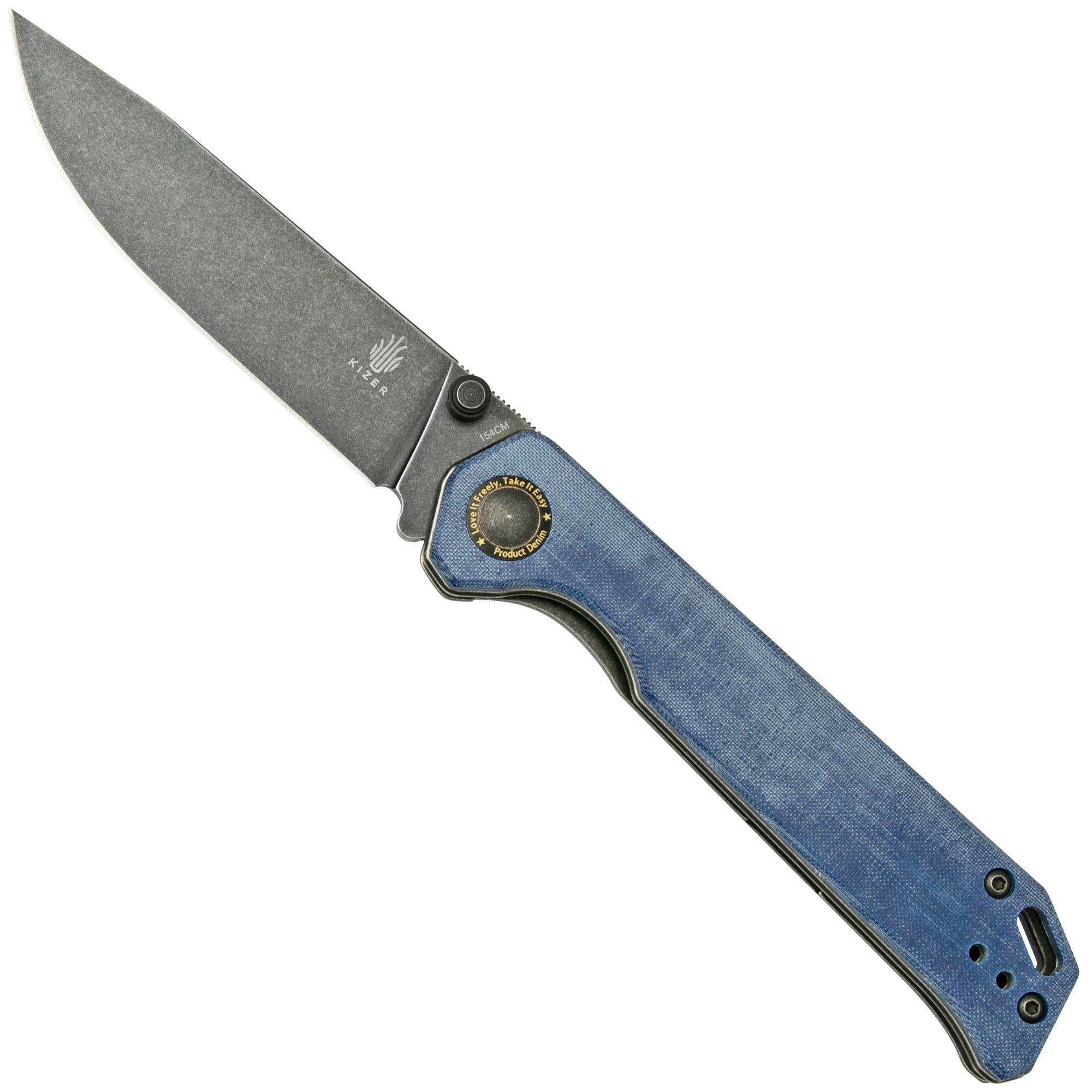 Kizer Vanguard Begleiter V4458.2C1 Denim Micarta, pocket