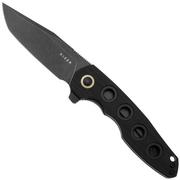 Kizer Vanguard Z-82 V4568A1, Blackwashed Nitro-V, Black G10 zakmes, Naluknives design