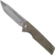 Kizer Vanguard Lan, micarta, N690, V4577N2 pocket knife