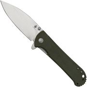 Kizer Coniferous V V4609C1, Titanium and Black Micarta, Stonewash, pocket knife, Justin Gingrich design