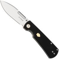 Image pour Kizer Vanguard Retro V4726A2 Satin Nitro-V, Black G10 Brass, couteau de poche, Johan Jordaan design