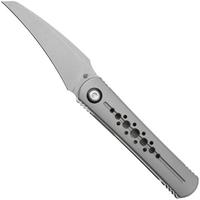 Afbeelding voor Kizer Feist 2 X Series ZX-3499-2A3 Stonewashed M390, Titanium, zakmes, Justin Lundquist x L.F design