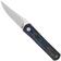 Imagem para Kizer Feist 3 X Series ZX-3499.3A2 Stonewashed S90V, Titanium & Camo Carbon Damtanium, navalha, Justin Lundquist x L.F design
