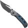Image for Kizer Pioneer Clip Point ZX-FK03A2 Two Tone S35VN, Richlite Titanium Bolster, pocket knife