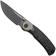Afbeelding voor Kizer Pioneer ZX-FK03A4 Stonewashed DLC 20CV, Carbonfiber Titanium Bolster, zakmes