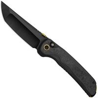 Image for Kizer Mithril ZX-FK08A1 Hand Brushed DLC M390, DLC Ultra Titanium & Carbonfiber Inlay, pocket knife, L.F. design