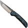 Afbeelding voor Kizer Mithril ZX-FK08A2 Hand Brushed DLC Ultra M390, DLC Ultra Titanium & FatCarbon Inlay, zakmes, L.F. design