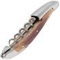 Image for Forge de Laguiole 00004459, Matte Stainless Steel, Stamped Bee, Barrel Oak sommelier knife