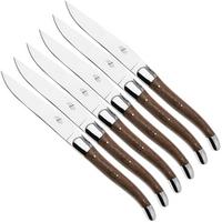 Image for Forge de Laguiole 4560, 6-piece steak knife set, walnut wood