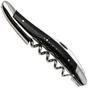 Image for Forge de Laguiole 00005476, Polished Stainless Steel, Stamped Bee, Dark Horn sommelier knife