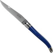 Forge de Laguiole 1211INTCBLEB 11cm, micarta bleu, couteau laguiole